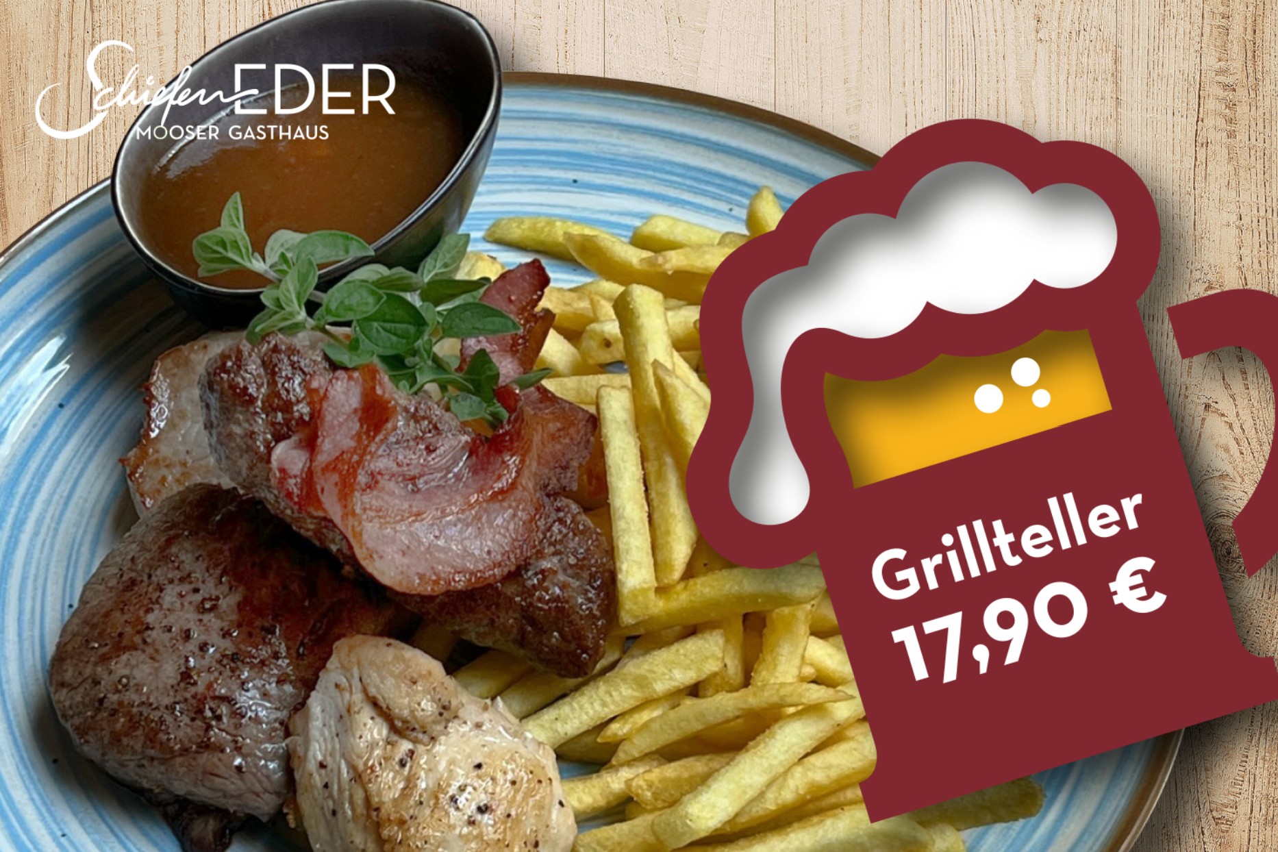 Vatertag-Grillteller