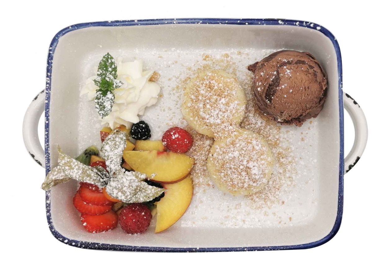 Nachspeise-Schiefeneder